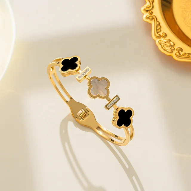 Black White Diamond Bracelet