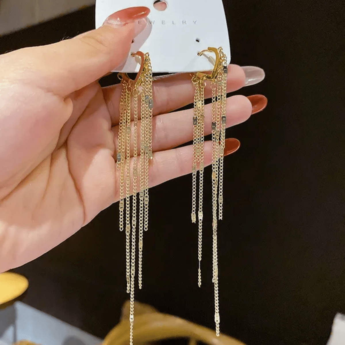 Long Chain Earrings
