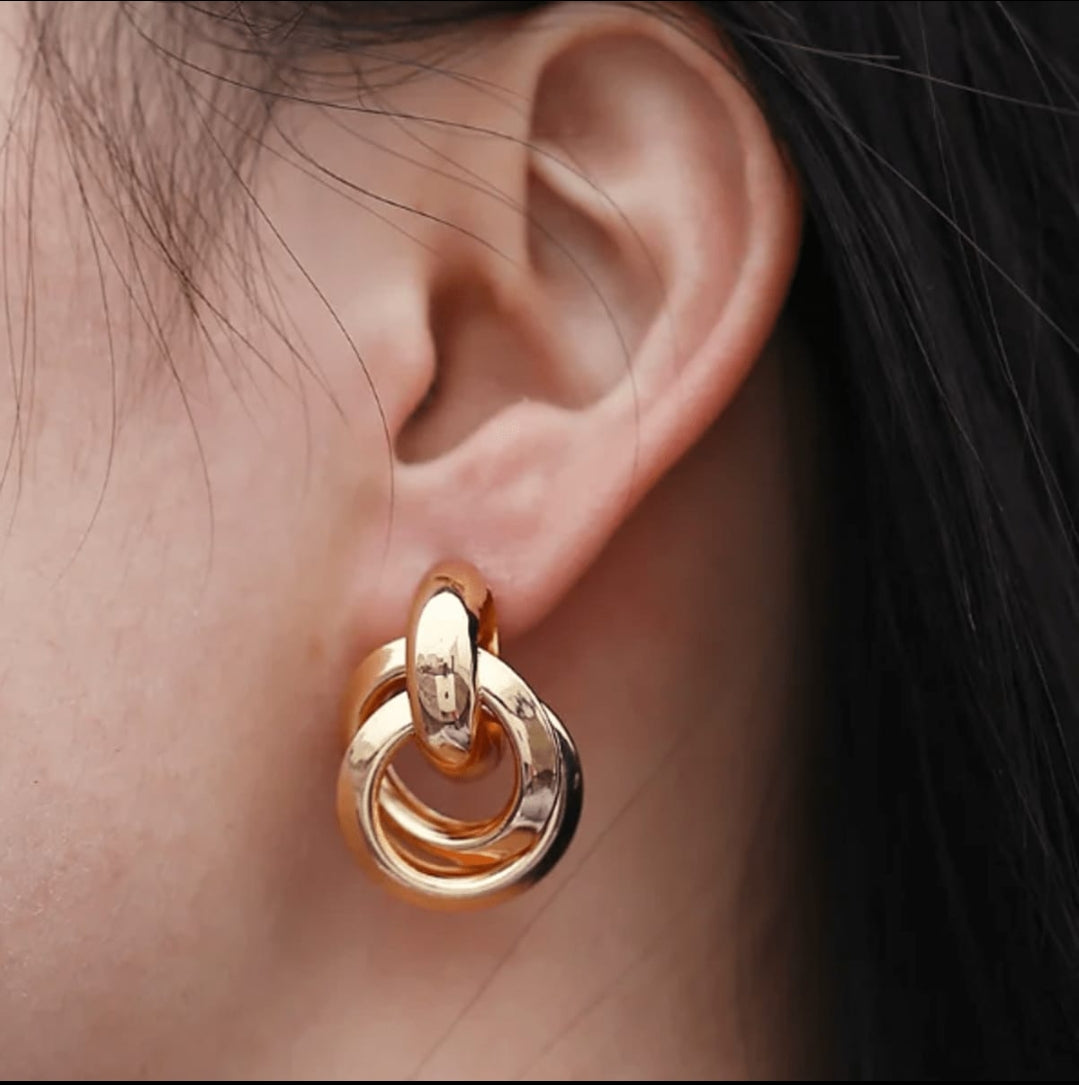 Golden Circle earring