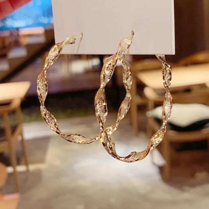 Golden Party Hoops