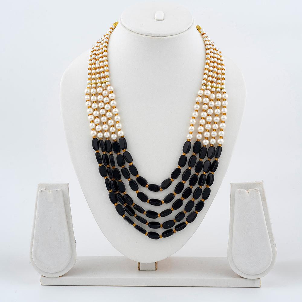 Black Bead Pendant