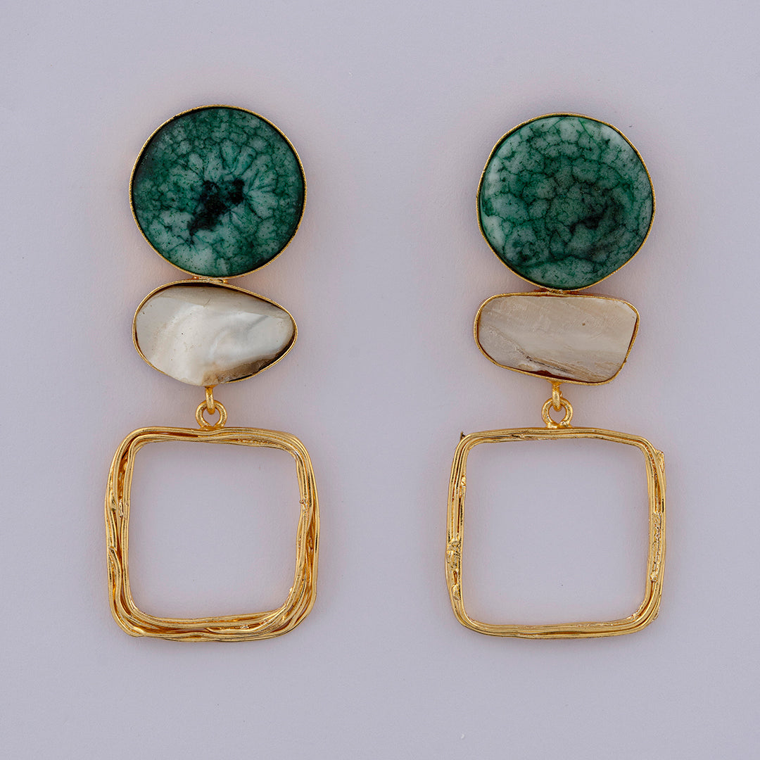 Turquoise Teal Earring