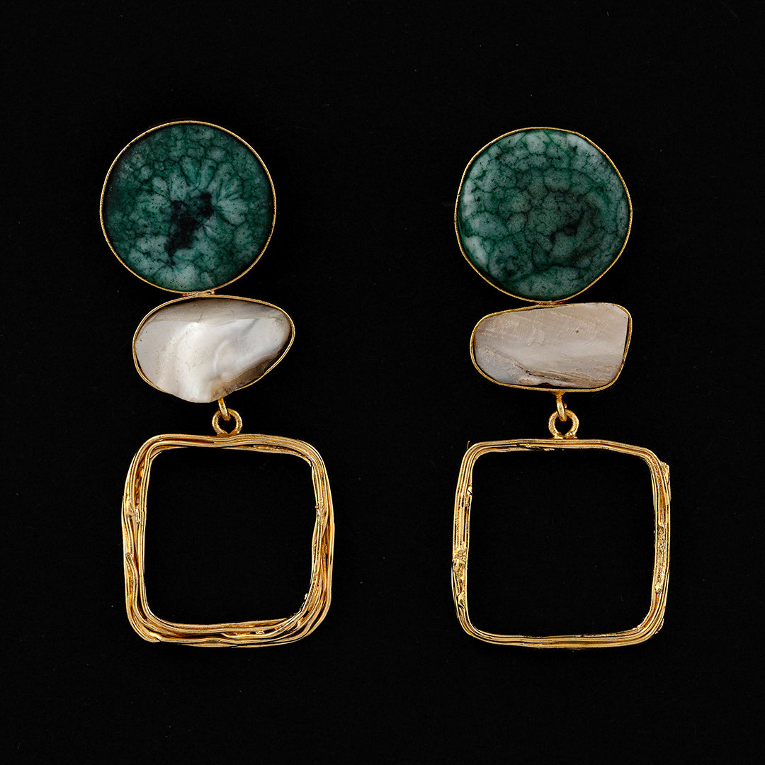 Turquoise Teal Earring