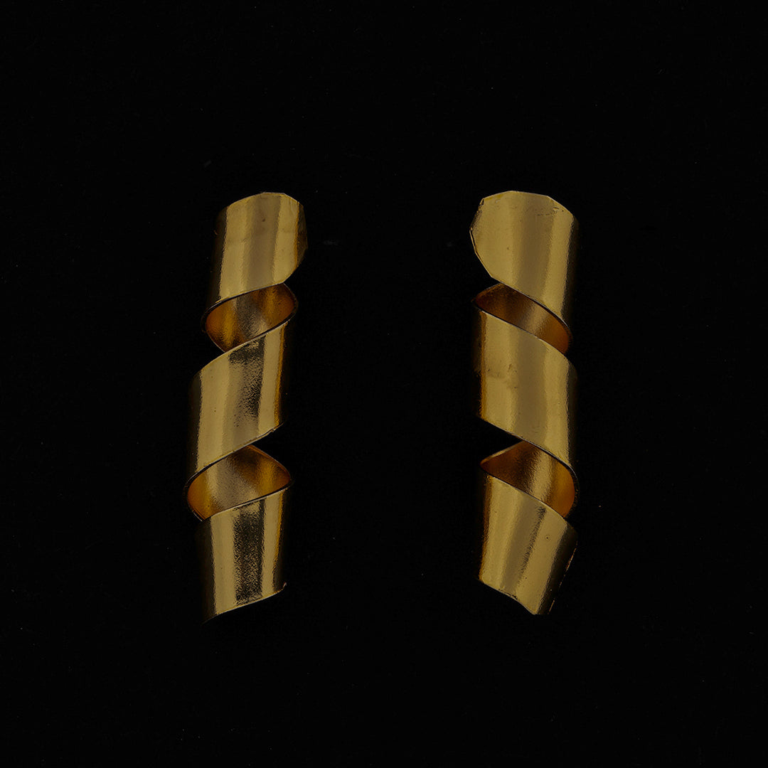Golden Twister Earring