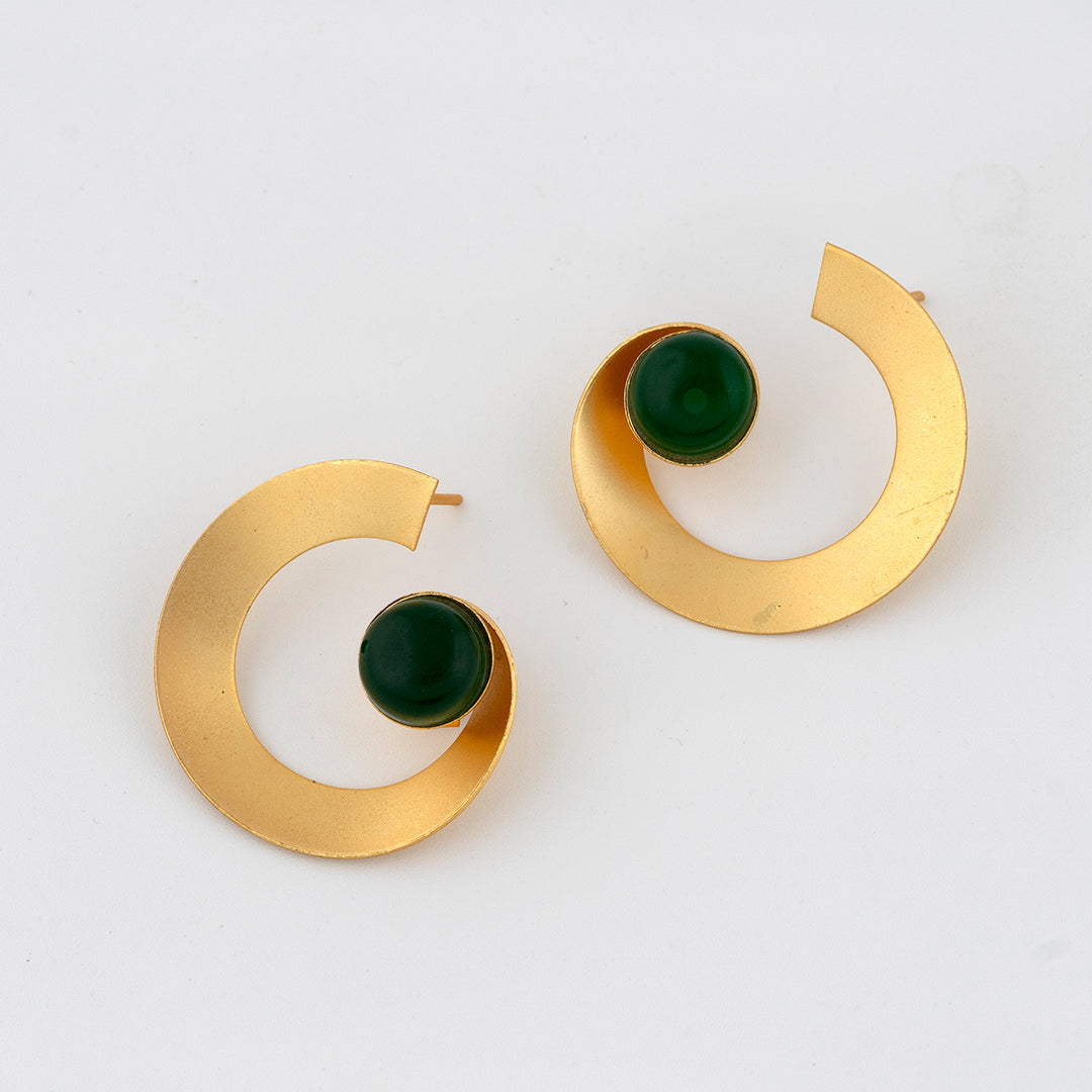 Green Turner Earrings