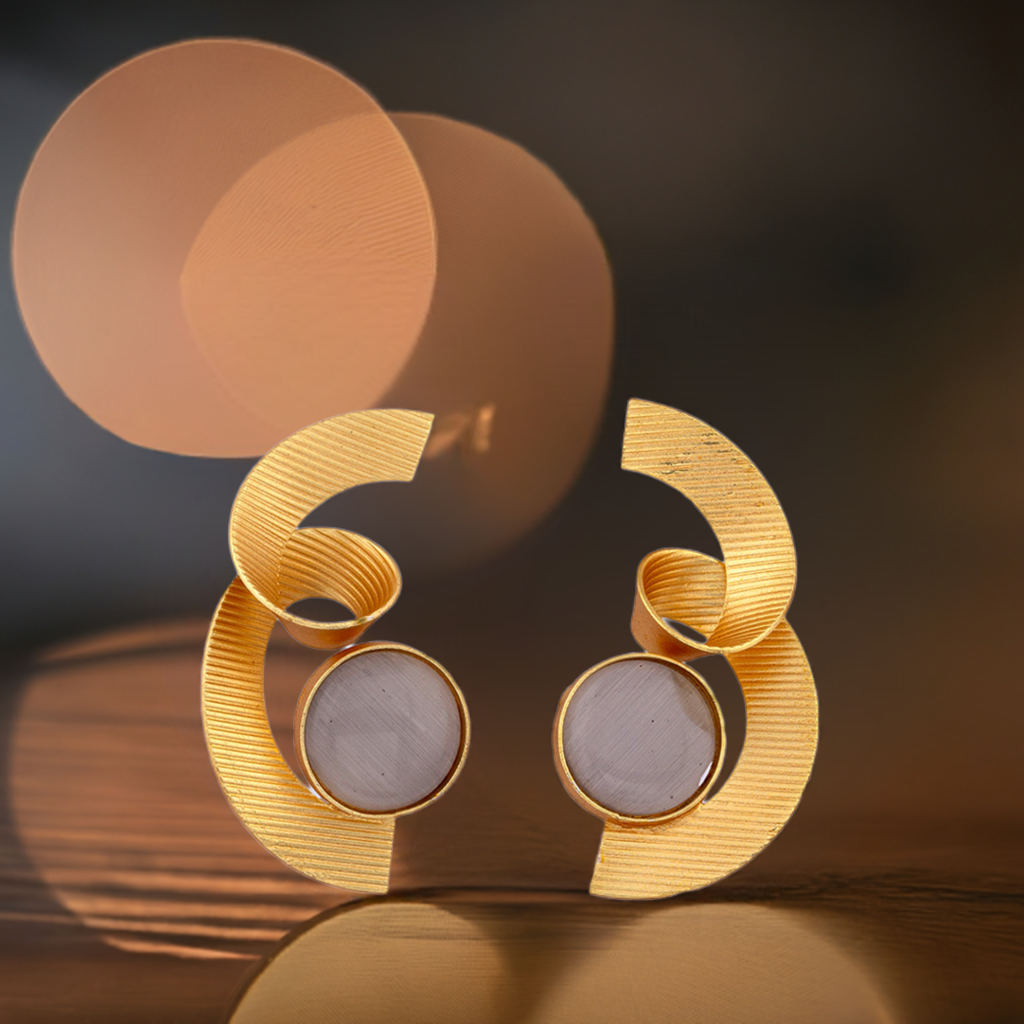Grey Duel Turner Earrings