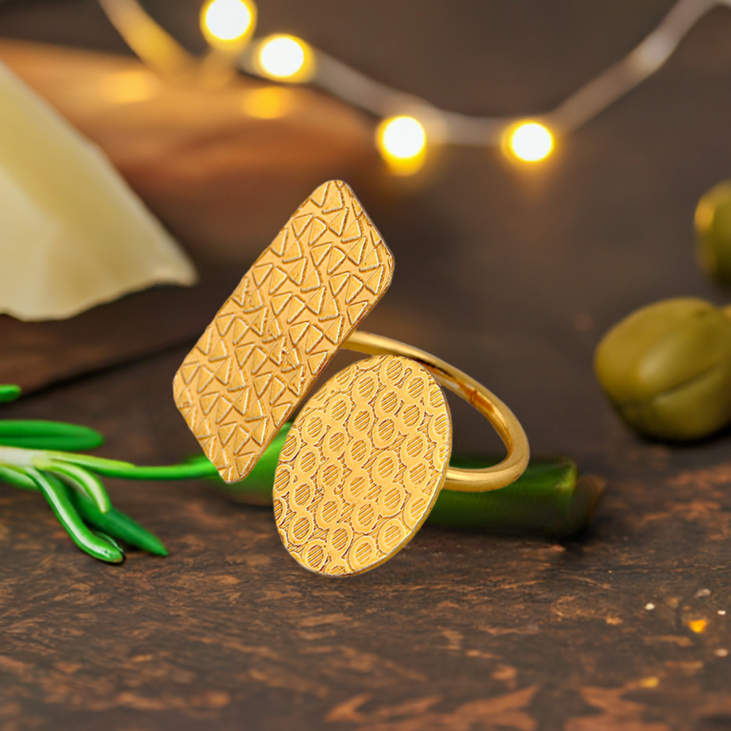 Golden Geometry Ring