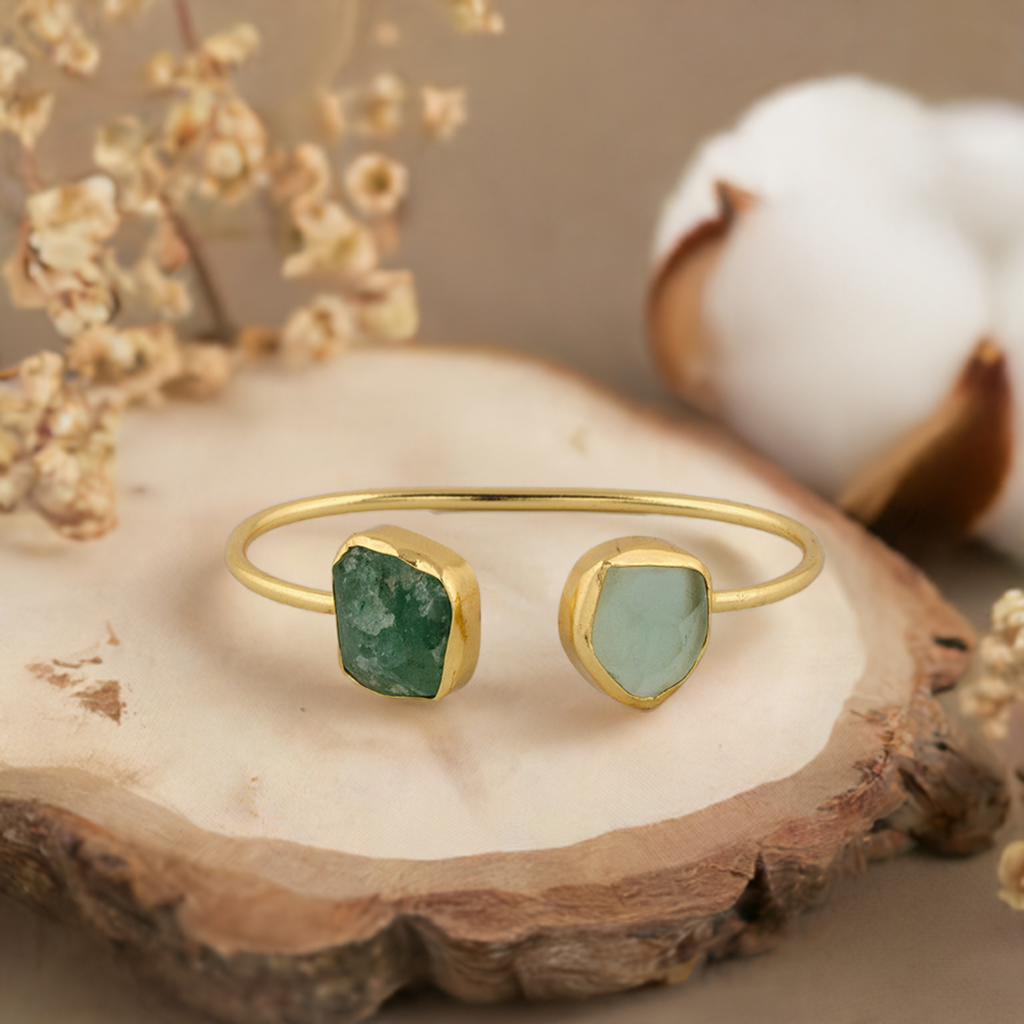 Ivory & Green adjustable cuff