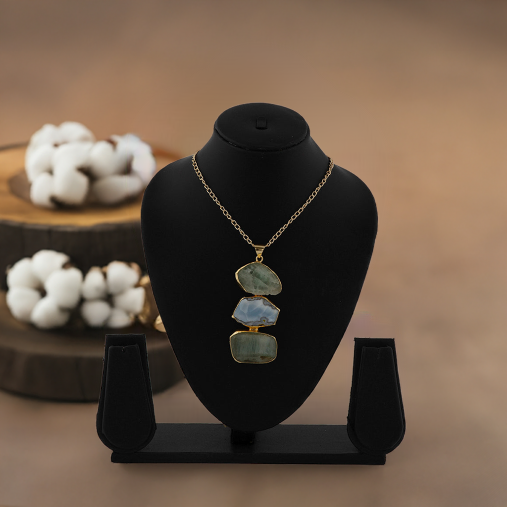 Shades of Green stone Pendant