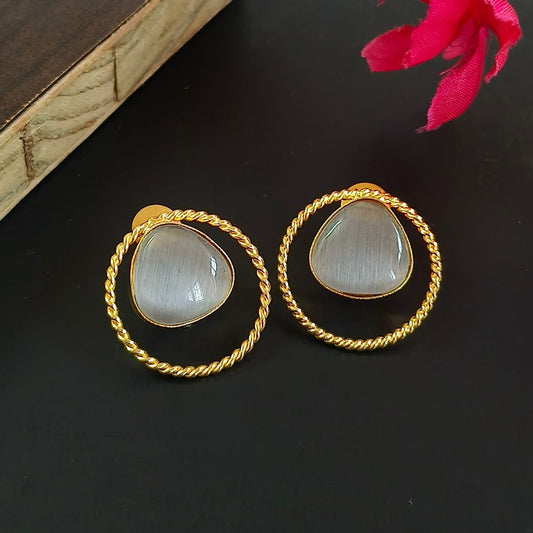 Grey Gold Stud