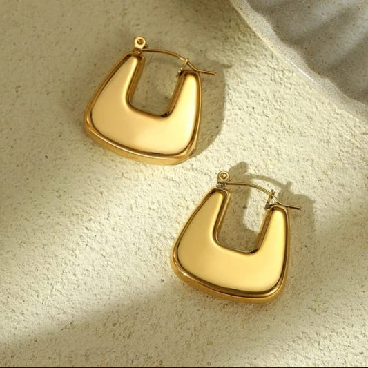 Golden Hoops Earrings