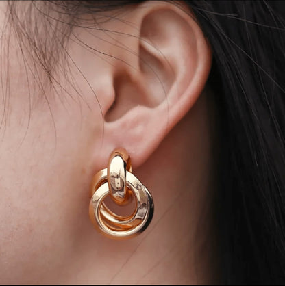 Golden Circle earring