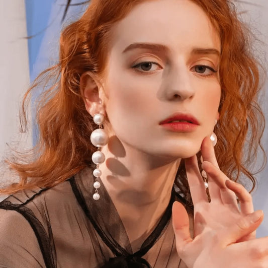 Pearl Party Danglers Earrings