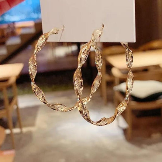 Golden Party Hoops