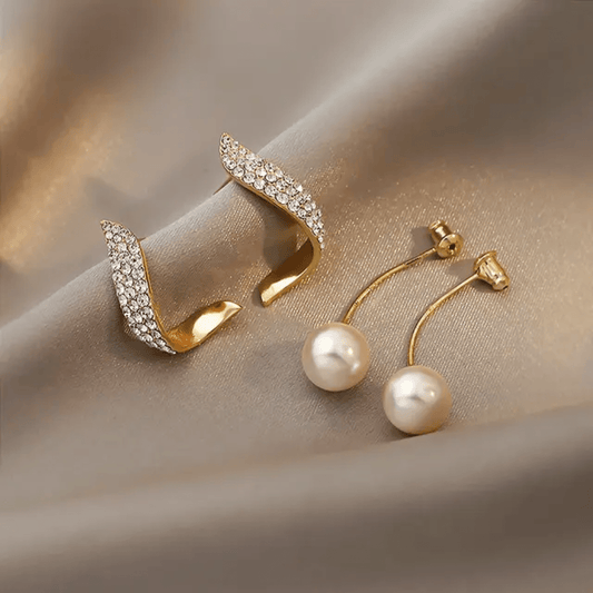 Diamond Pearl Dangler Earring