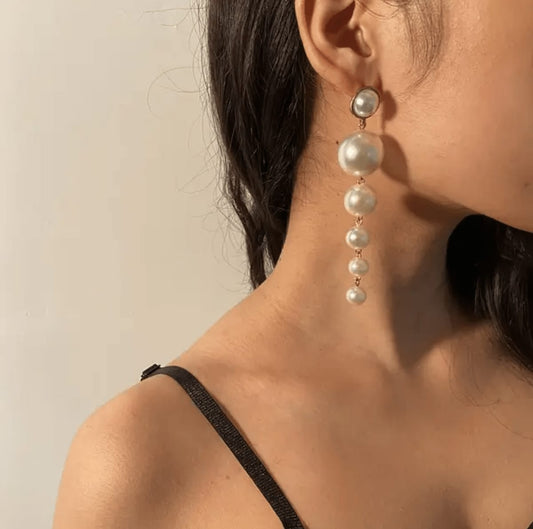 Pearl Party Danglers Earrings