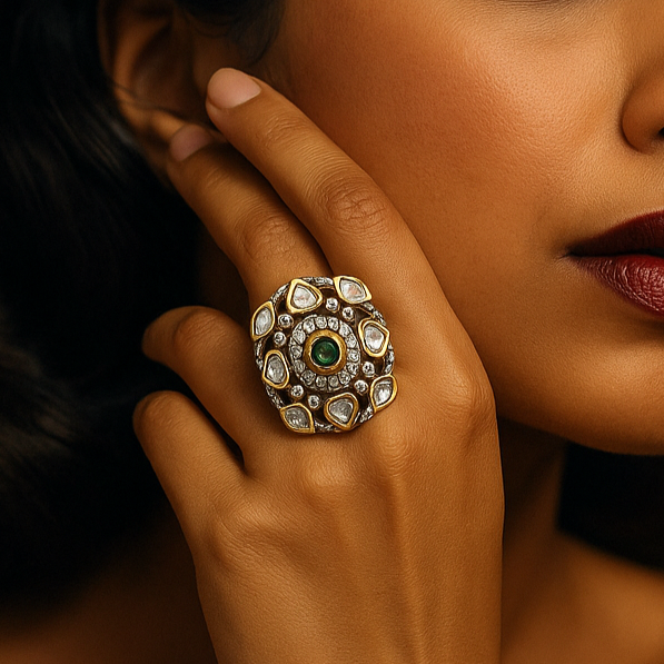 Emerald Dia Ring