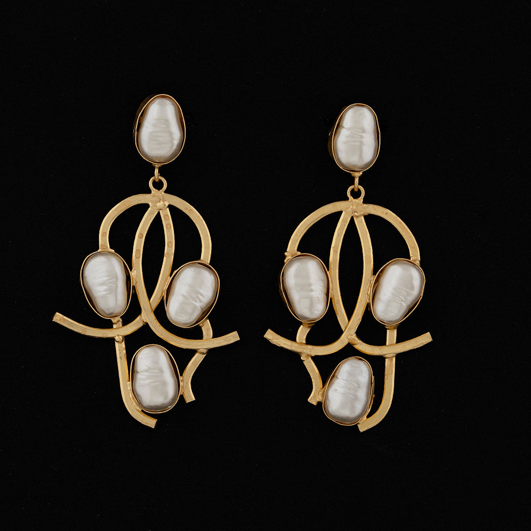 Pearl Fusion Earring