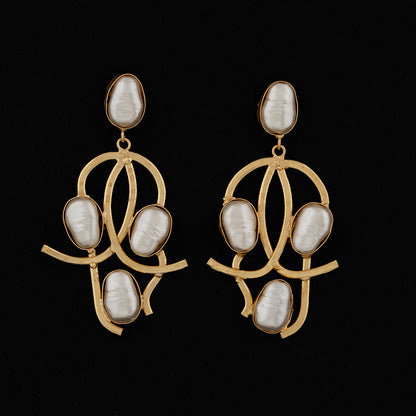 Pearl Fusion Earring