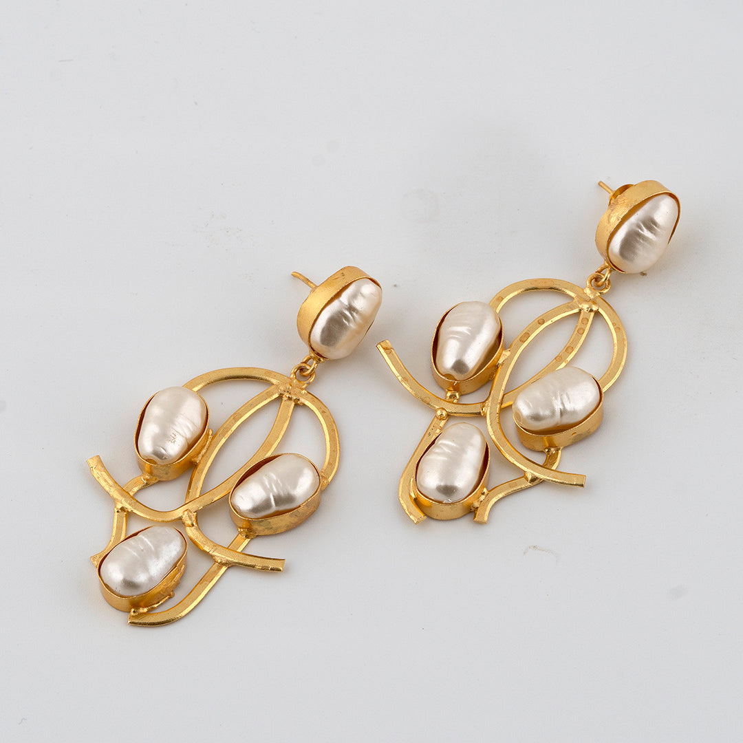 Pearl Fusion Earring