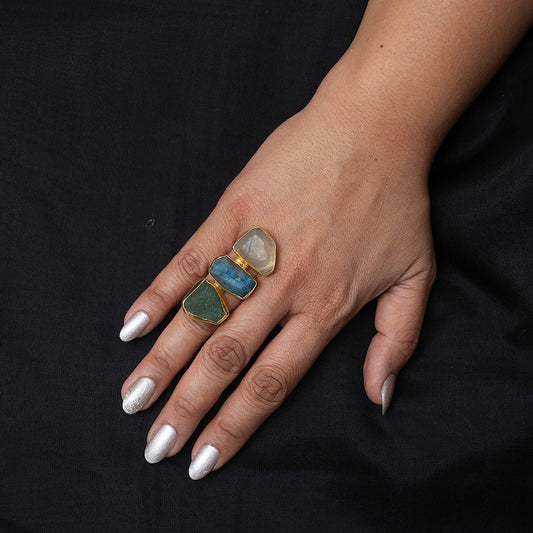 Multi Stone cocktail ring