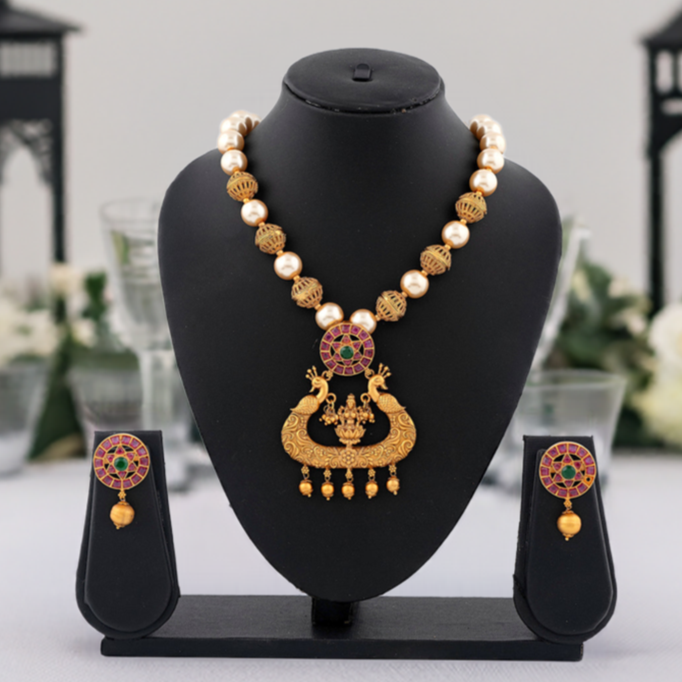Pearl Gold Fusion necklace