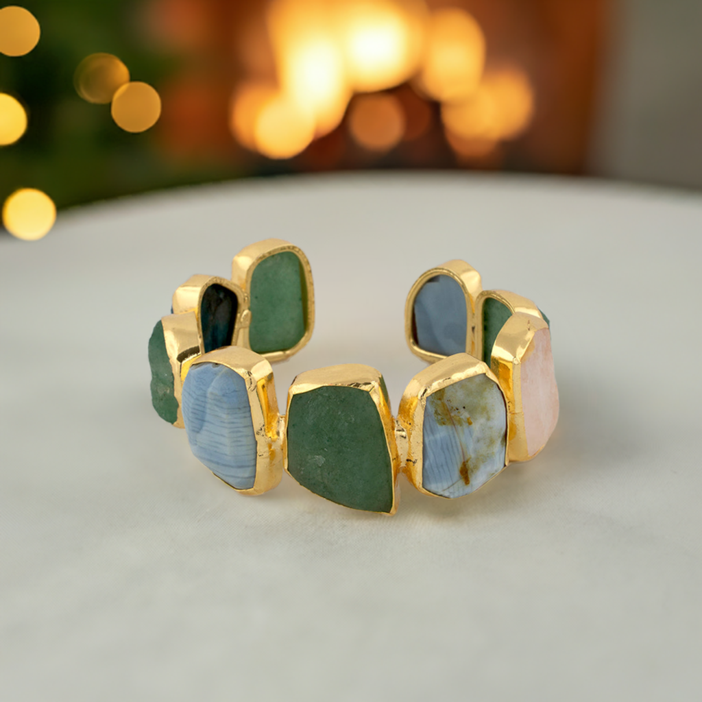Multi Color Stone Bracelet