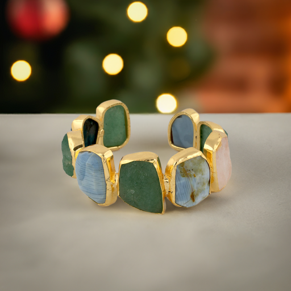 Multi Color Stone Bracelet