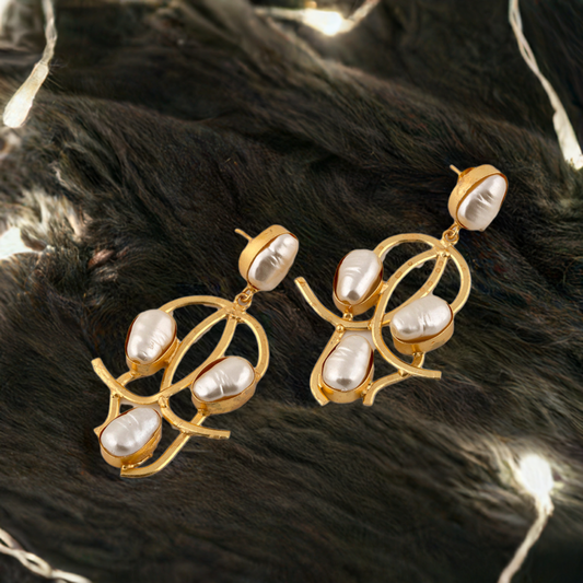 Pearl Fusion Earring