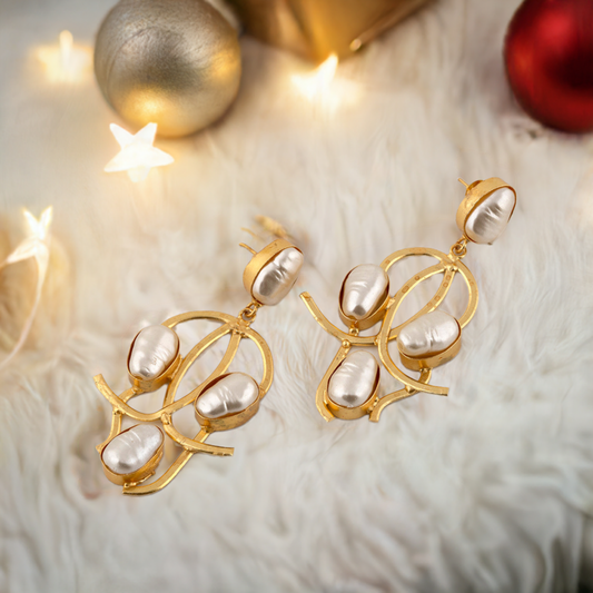 Pearl Fusion Earring